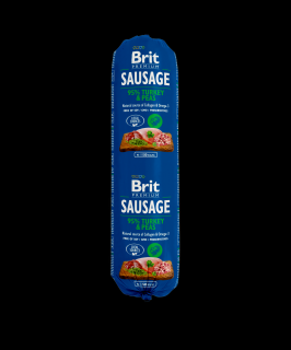 Brit Sausage Turkey & Pea 800 g