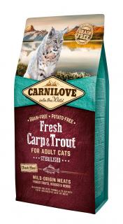 Carnilove Cat Fresh Carp & Trout Sterilized 6 kg