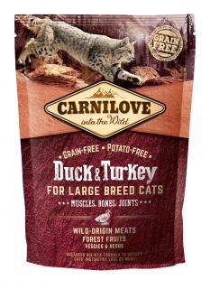 Carnilove Cat Grain Free Duck & Turkey LB Cat Muscles, Bones, Joints 400 g