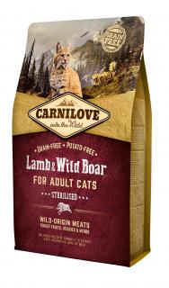 Carnilove Cat Grain Free Lamb & Wild Boar Adult Sterilised 2 kg