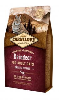 Carnilove Cat Grain Free Reindeer Adult Energy & Outdoor 2 kg
