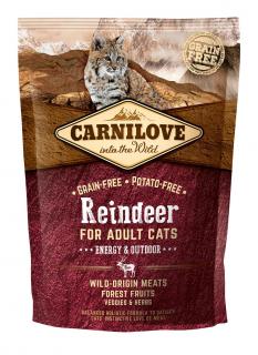 Carnilove Cat Grain Free Reindeer Adult Energy & Outdoor 400 g