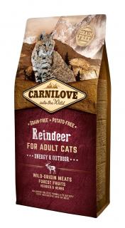 Carnilove Cat Grain Free Reindeer Adult Energy & Outdoor 6 kg