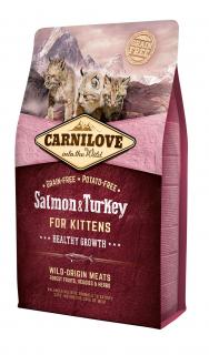 Carnilove Cat Grain Free Salmon&Turkey Kittens Healthy Growth 2 kg