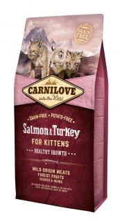 Carnilove Cat Grain Free Salmon&Turkey Kittens Healthy Growth 6 kg