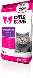 Cats love Castrated 1,5 kg