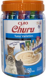 Churu cat masové pyré mix - tuňák 700 g