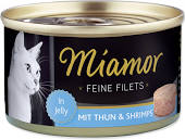 Finnern Miamor konzerva tuňák + krevety 100 g