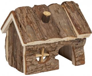 FLAMINGO domeček HOUSE GRITTY WOOD S 14,5 x 11 x 11,5 cm