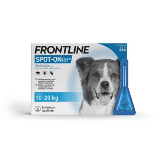 Frontline Spot-On Dog M 3 x 1,34 ml (expirace: prosinec 2023)