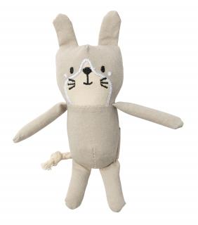 FuzzYard Life Cat plyšová hračka kočka krémová s šantou kočičí