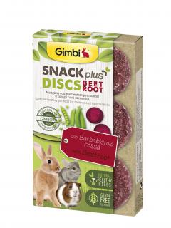 Gimbi Snack Plus DISCS červená řepa 50 g