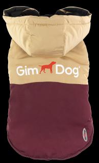 GIMDOG kabát PAWSOME 25 cm béžový/bordeaux