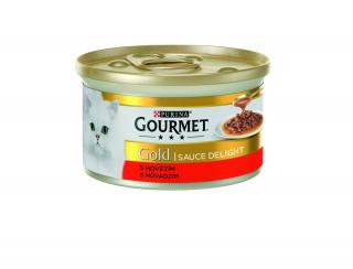 Gourmet Gold Sauce Delight hovězí v omáčce 85 g