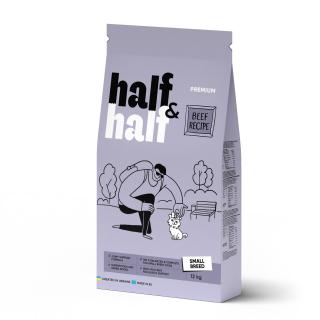 Half&Half Adult Small Breed hovězí granule pro psy 12kg