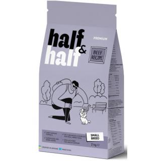 Half&Half Adult Small Breed hovězí granule pro psy 2kg