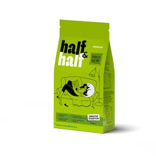 Half&Half Cat Sensitive krůta granule pro kočky 2kg