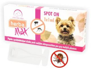 Herba Line Spot-on antiparazitní citrus pes malý 1×1 ml