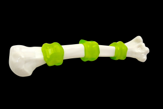 Hračka Gimborn interaktivní kost I slaninová 25,4 cm
