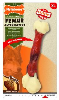 Hračka NYLABONE Extreme Chew Femur Beef XL