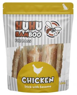 Huhubamboo Basic kuřecí maso se sezamem na rybí kůži 250 g