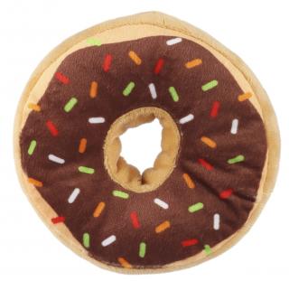 Huhubamboo hračka plyšový donut hnědý