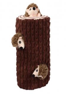 Huhubamboo hračka plyšový ježek v noře 14 x 21 cm