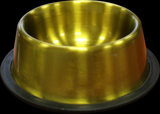 Huhubamboo miska nerezová zlatá lesklá 17 cm
