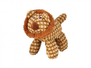 Huhubamboo plyšová hračka kostkovaný lev 20,32cm