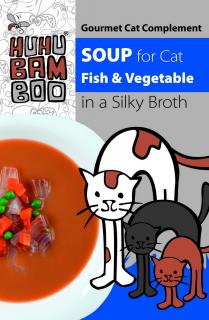 Huhubamboo polévka tuňák + zeleniny pro kočky 40 g