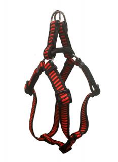 HUHUBAMBOO postroj ŽEBŘÍK 44-72 cm, červený