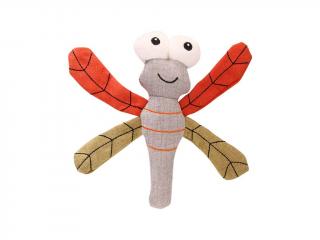 Huhubamboo textilní hračka vážka 19 cm
