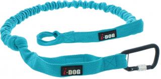 I-Dog ALM Opale vodítko s amortizérem střední pes, modré 190cm