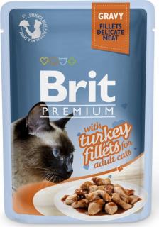 Kapsička Brit Premium Cat Delicate Fillets in Gravy with Turkey 85 g
