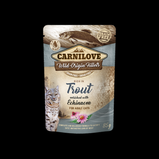 Kapsička Carnilove Cat Pouch Trout with Echinacea 85 g