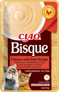 Kapsička Churu Bisque - kuře, hovězí 40 g