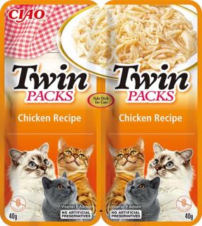Kapsička Churu Cat Twin Packs - kuře ve vývaru 80g
