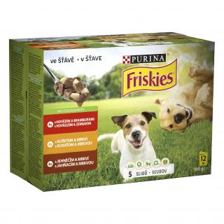 Kapsička FRISKIES P Adult multipack výběr 12 × 100 g