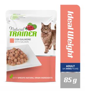 Kapsička Natural Trainer Cat IDEAL WEIGHT losos 85 g