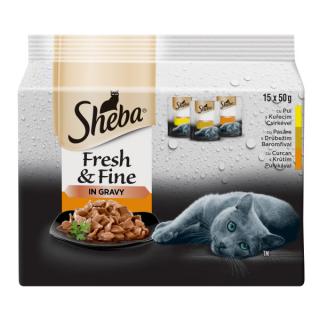 Kapsička SHEBA Drůbeží výběr 15 x 50 g