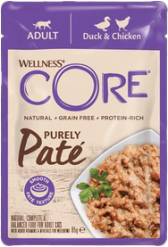 Kapsička Wellness Core Cat Paté kuře a kachna 85 g