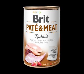 Konzerva Brit Pate & Meat Rabbit 400 g