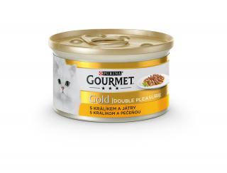 Konzerva Gourmet Gold králík + játra 85 g