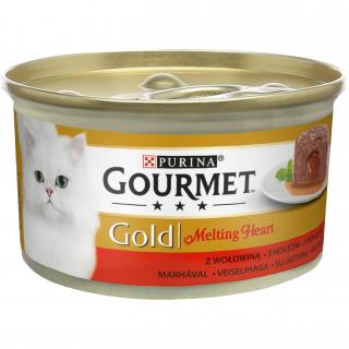 Konzerva GOURMET Gold Melting heart KK paštika s hovězím 85 g