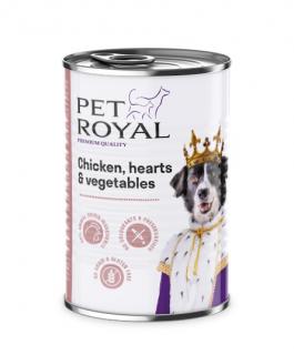 Konzerva Pet Royal kuře, srdce a zelenina 400 g
