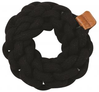 M-Pets hračka Coto bavlněný kruh černý 13cm