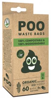 M-Pets Poo sáčky na trus, kompostovatelné 60ks