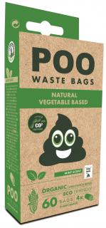 M-Pets Poo sáčky na trus, máta 60ks