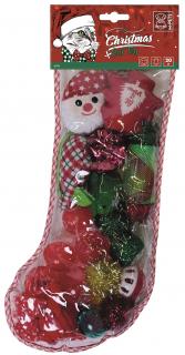 M-Pets Xmas Cat mix v punčoše
