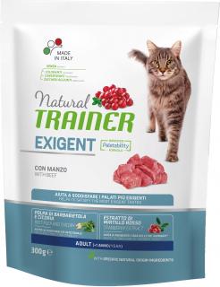 Natural Trainer Cat Exigent hovězí 300 g